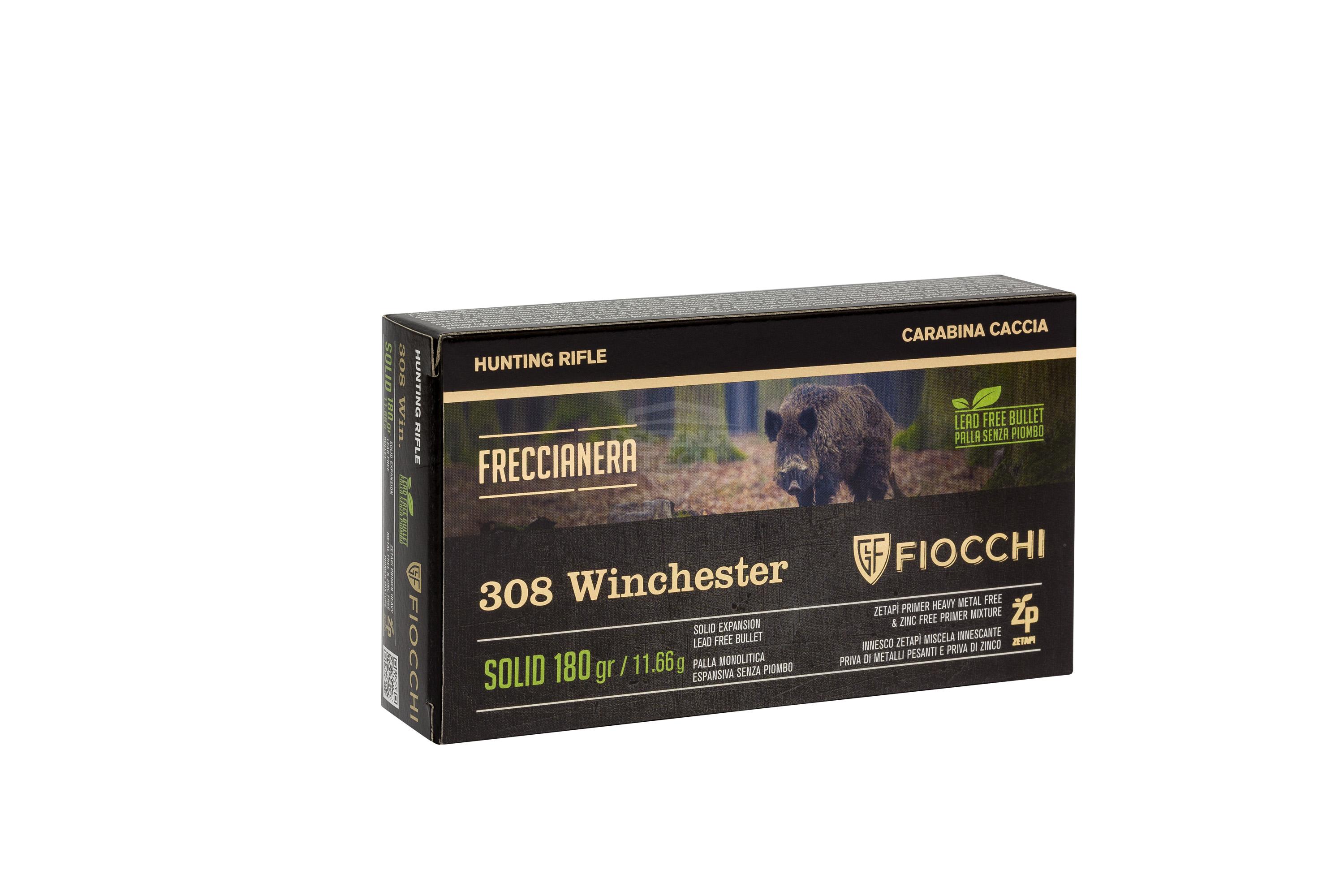 FIOCCHI 308 WINCHESTER FRECCIA NERA  180