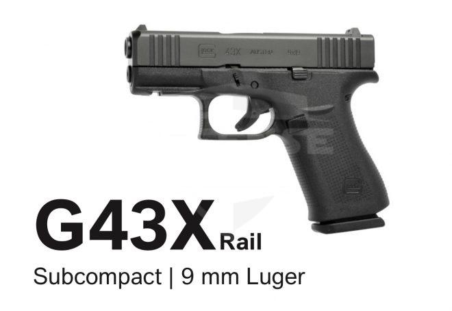 Glock 43X Rail / FS, 9x19