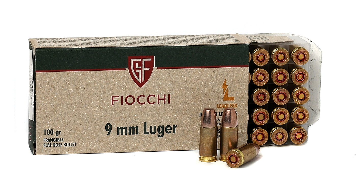 FIOCCHI 9MM LUGER FRANGIBLE