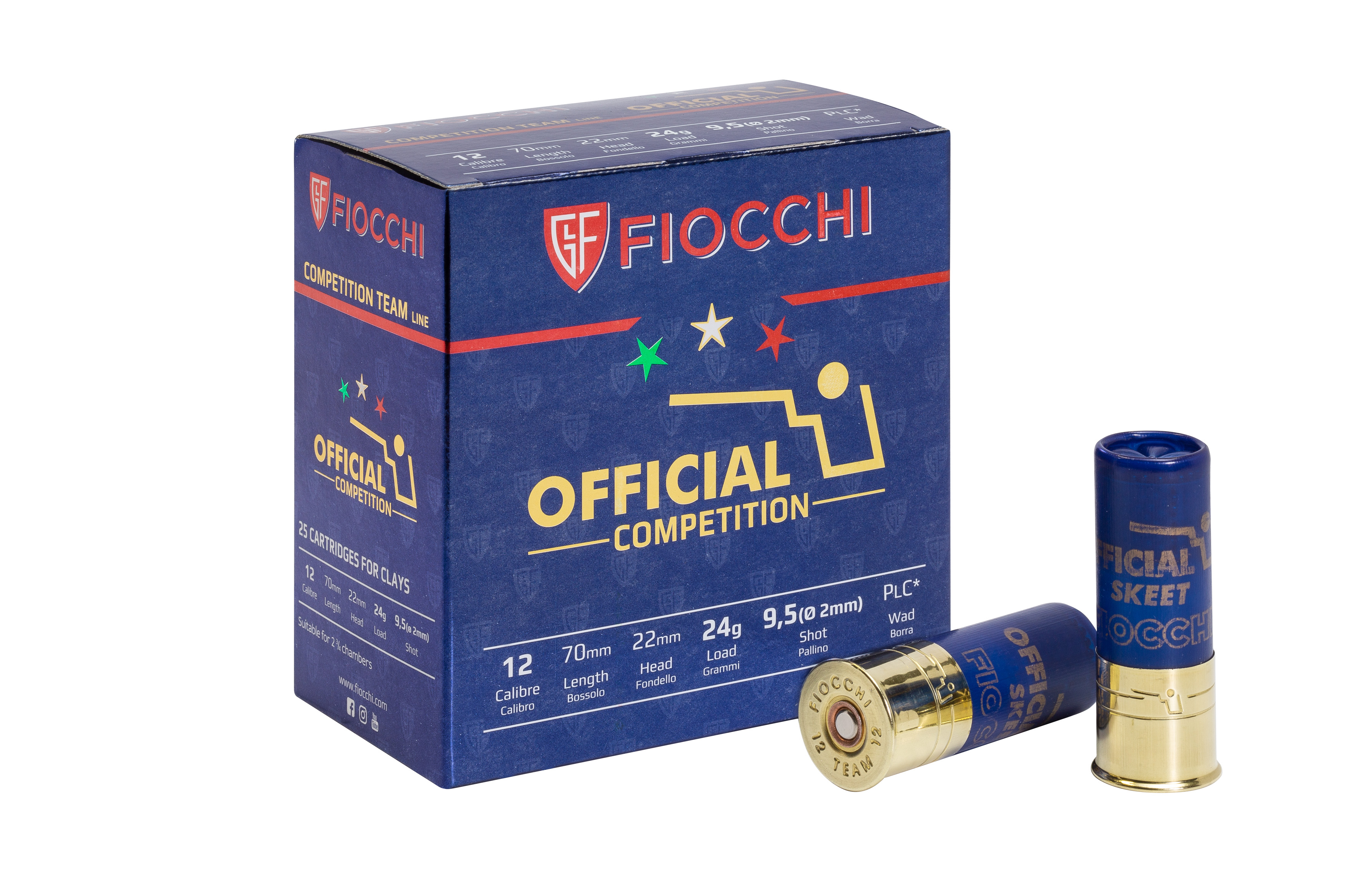 FIOCCHI OFFICIAL 24 g 7,5 12/70/22